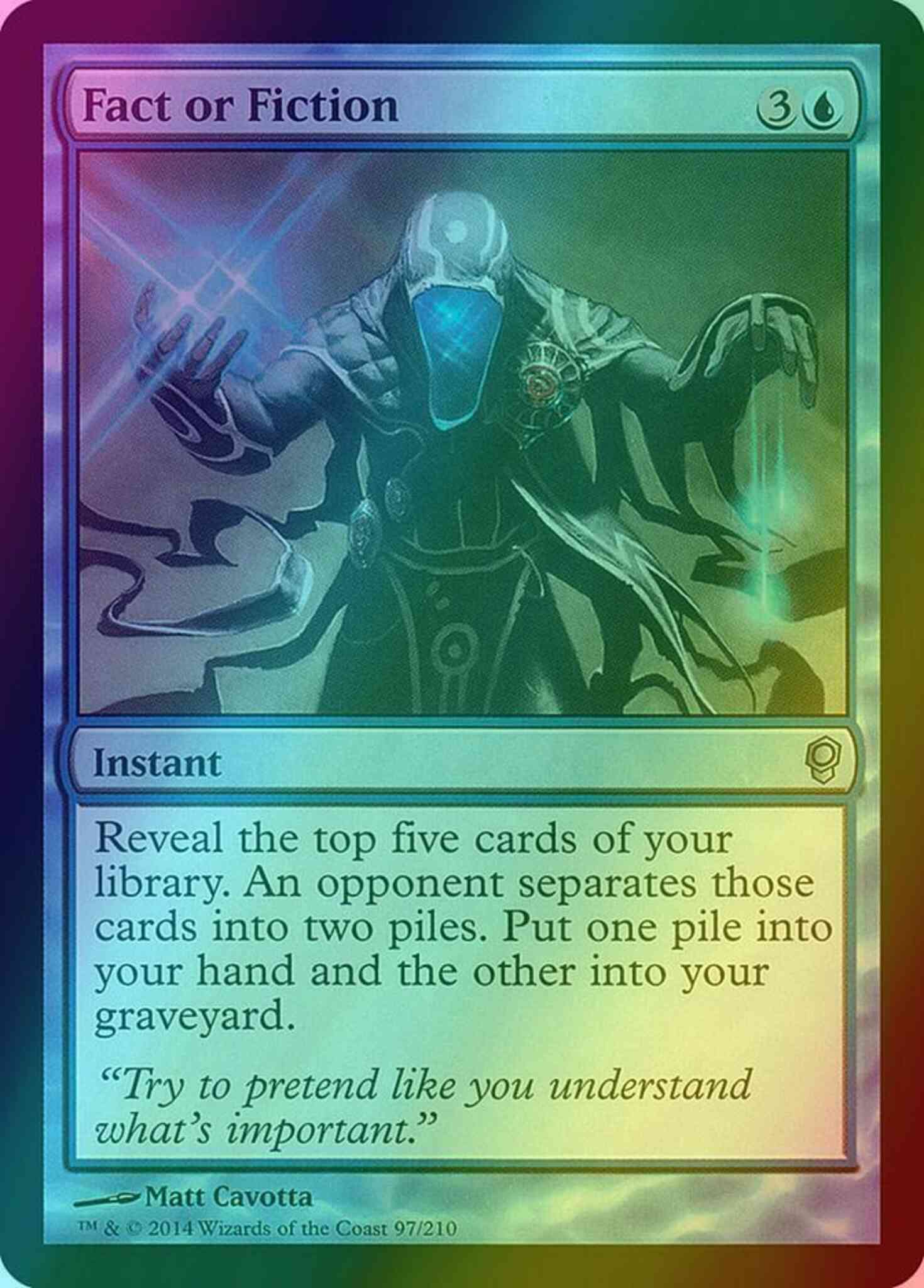 Fact or Fiction [97] [Conspiracy] [Foil] – Face to Face Games
