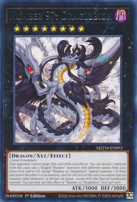 Number 97: Draglubion - MZTM-EN093 - Rare - 1st Edition