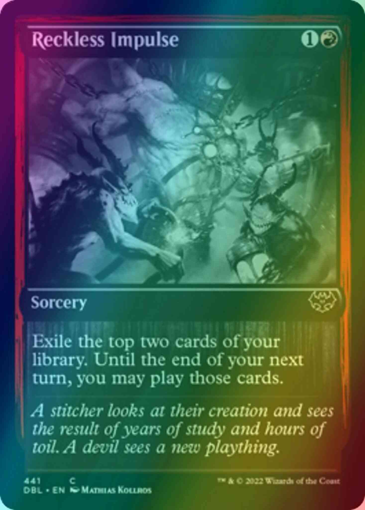 Reckless Impulse [441] [Innistrad: Double Feature] [Foil] – Face