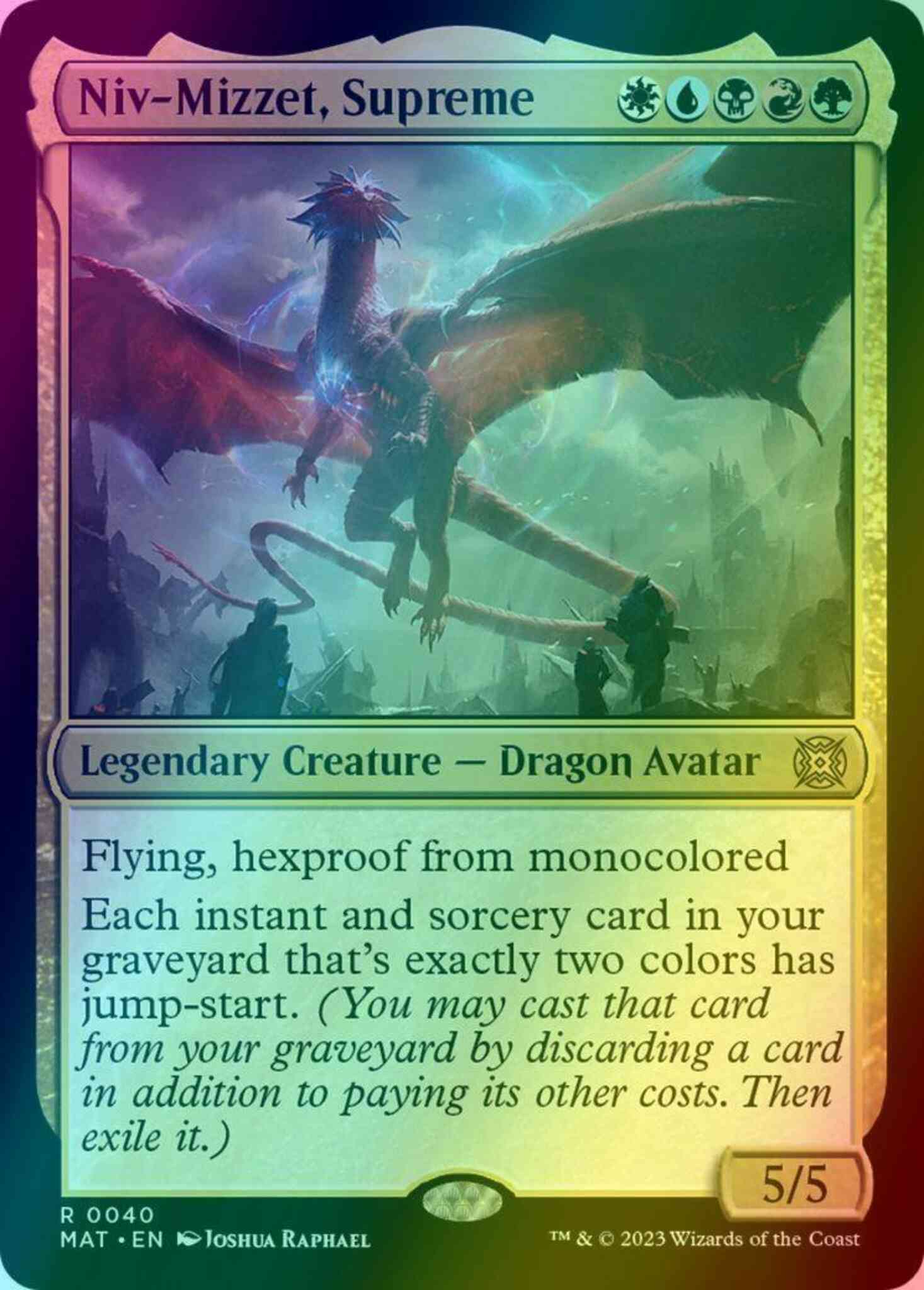 Niv-Mizzet, Supreme [40] [March of the Machine: The Aftermath] [Foil] – Face to Face Games