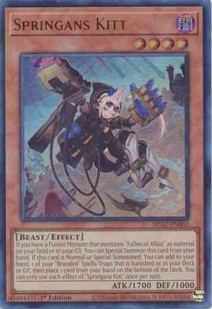 Springans Kitt - SDAZ-EN002 - Ultra Rare - 1st Edition