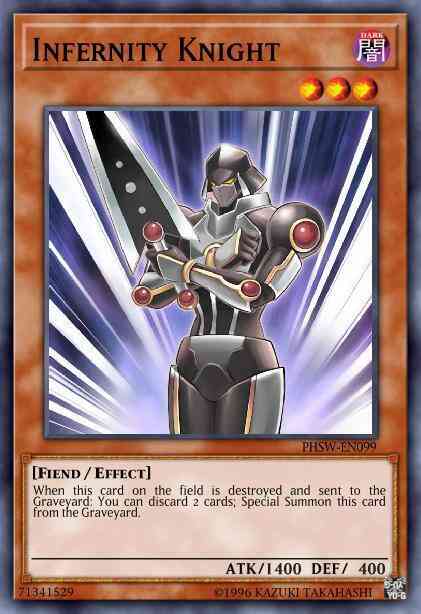 Infernity Knight - PHSW-EN099 - Super Rare - 1st Edition