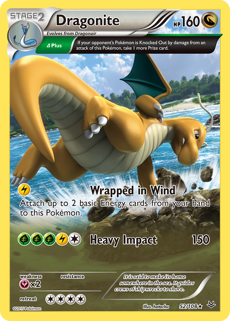 holographic dragonite pokemon card Dragonite - Theme Deck - 52/108