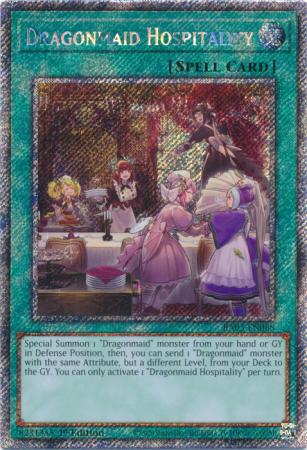 Dragonmaid Hospitality - RA03-EN068 - Platinum Secret Rare - 1st Edition