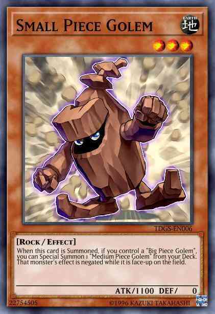 Small Piece Golem - TDGS-EN006 - Common - 1st Edition