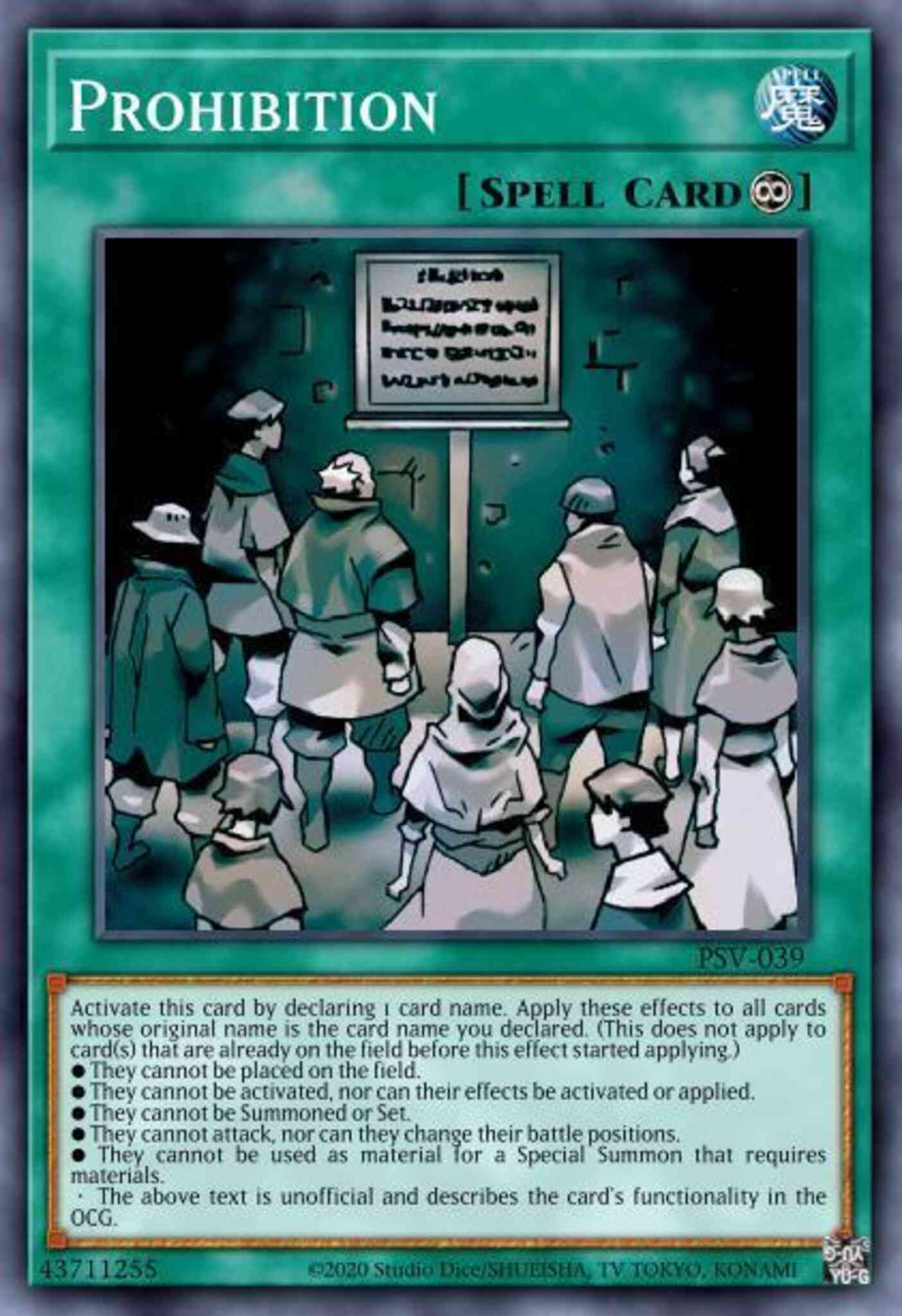 Prohibition - LCYW-EN267 - Secret Rare - Unlimited