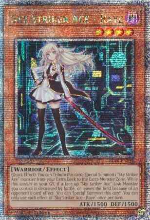 Sky Striker Ace - Raye - Alternate Art - BLTR-EN116 - Quarter Century Secret Rare - 1st Edition