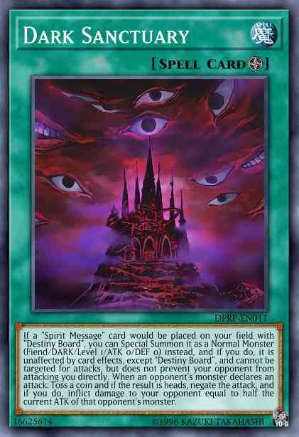Dark Sanctuary - LED5-EN009 - Rare - 1st Edition