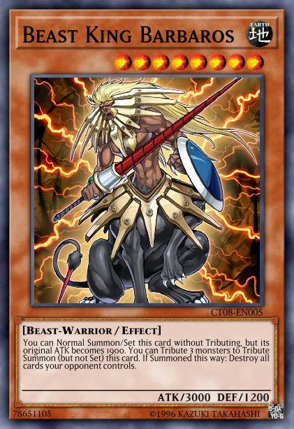 Beast King Barbaros - BP02-EN080 - Rare - 1st Edition