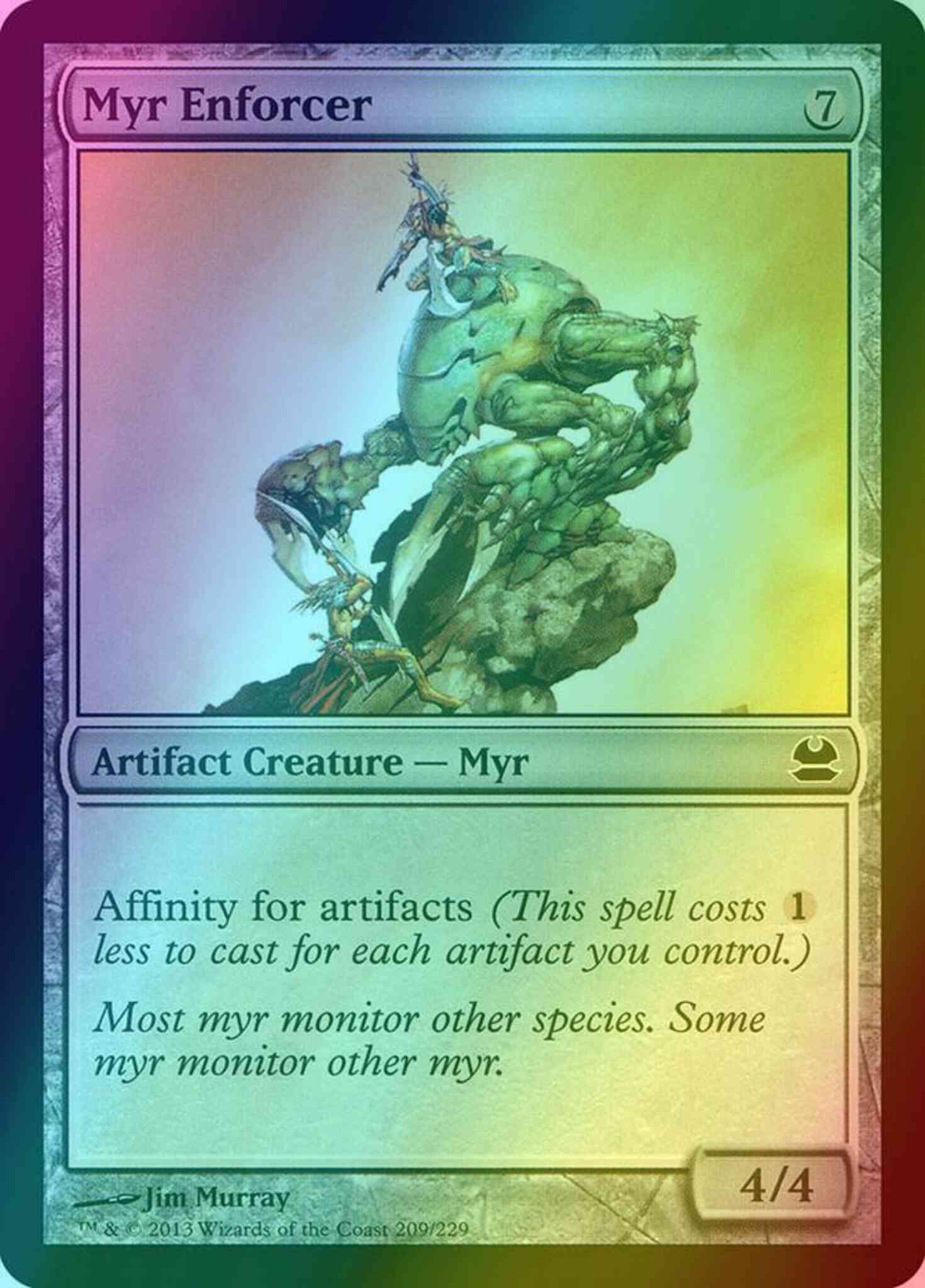 Myr Enforcer [209] [Modern Masters] [Foil] – Face to Face Games