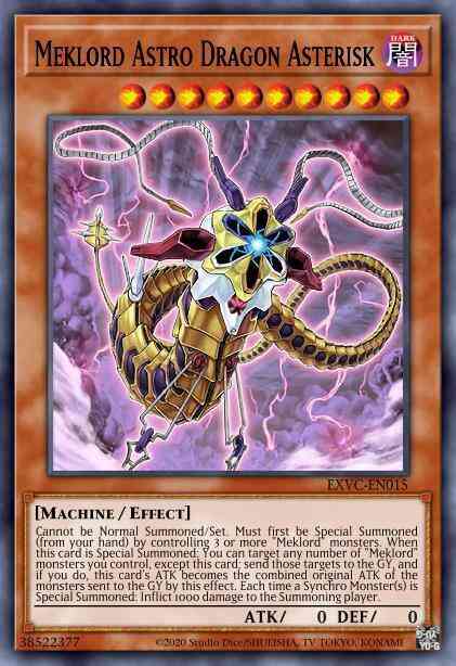 Meklord Astro Dragon Asterisk - LC5D-EN166 - Secret Rare - 1st Edition