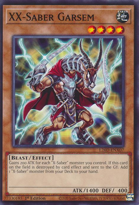 XX-Saber Garsem - L26D-ENX07 - Common - 1st Edition