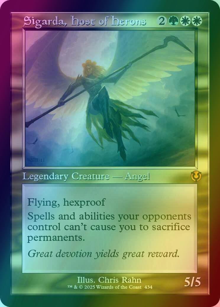 Sigarda, Host of Herons [434] [Retro Frame] [Innistrad Remastered] [Foil] –  Face to Face Games