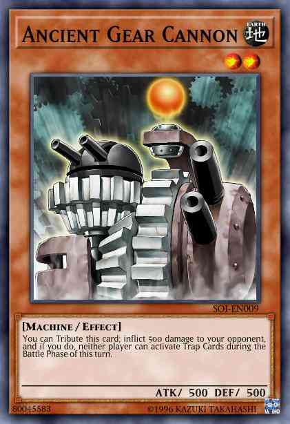 Ancient Gear Cannon - SOI-EN009 - Common - Unlimited