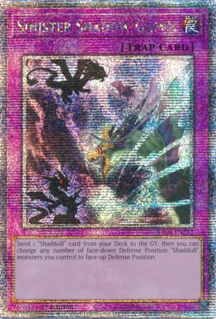 Sinister Shadow Games - RA04-EN232 - Quarter Century Secret Rare - 1st Edition