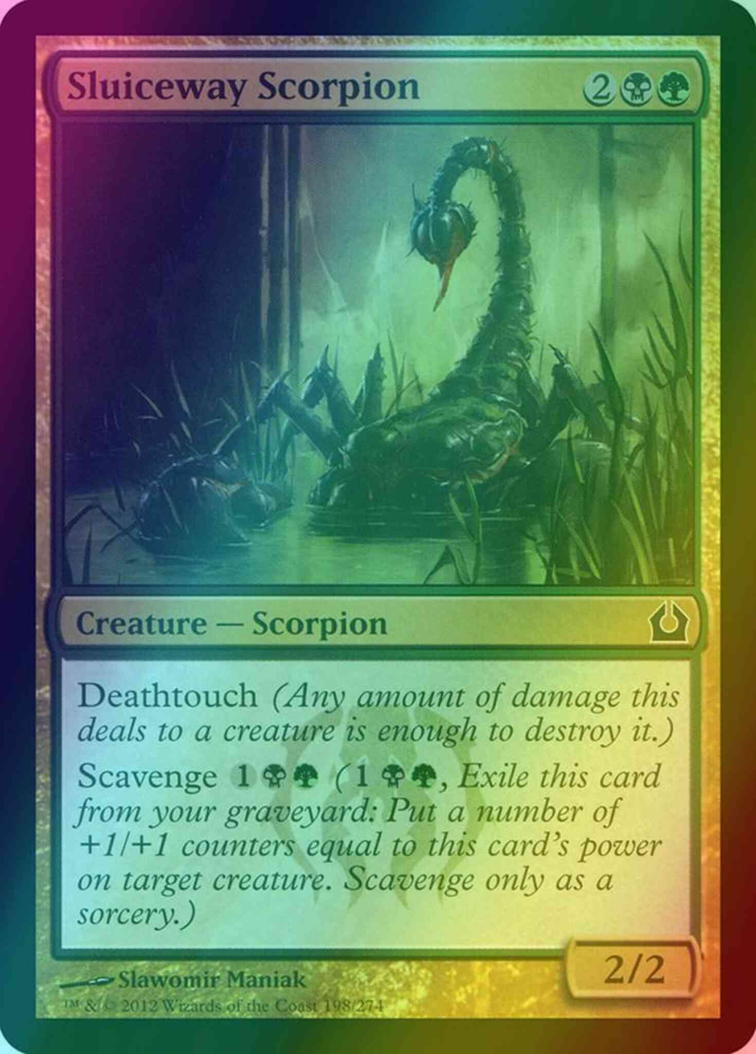 Sluiceway Scorpion [198] [Return To Ravnica] [Foil] – Face to Face Games