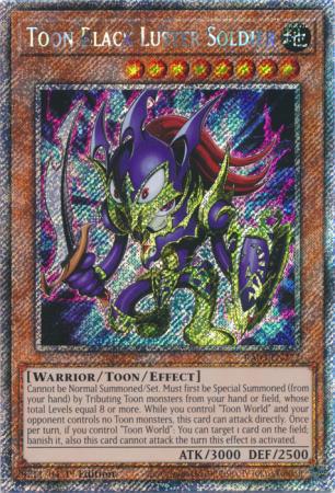 Toon Black Luster Soldier - RA03-EN272 - Platinum Secret Rare - 1st Edition