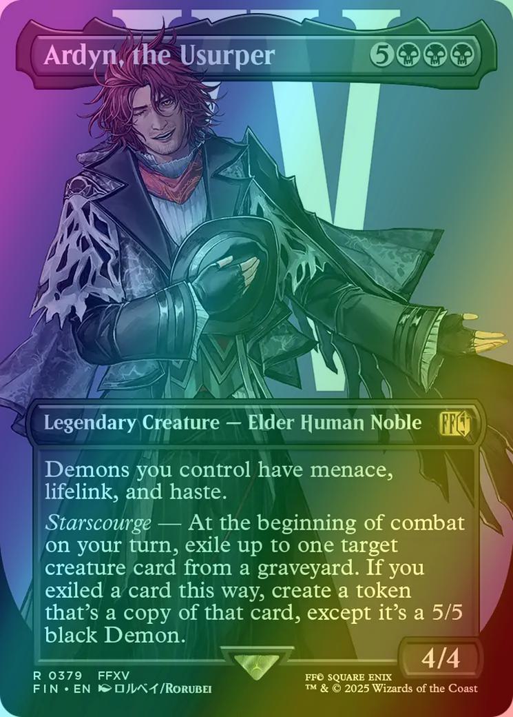 Ardyn, the Usurper [379] [Borderless] [Character] [FINAL FANTASY] [Foil] – Face to Face Games