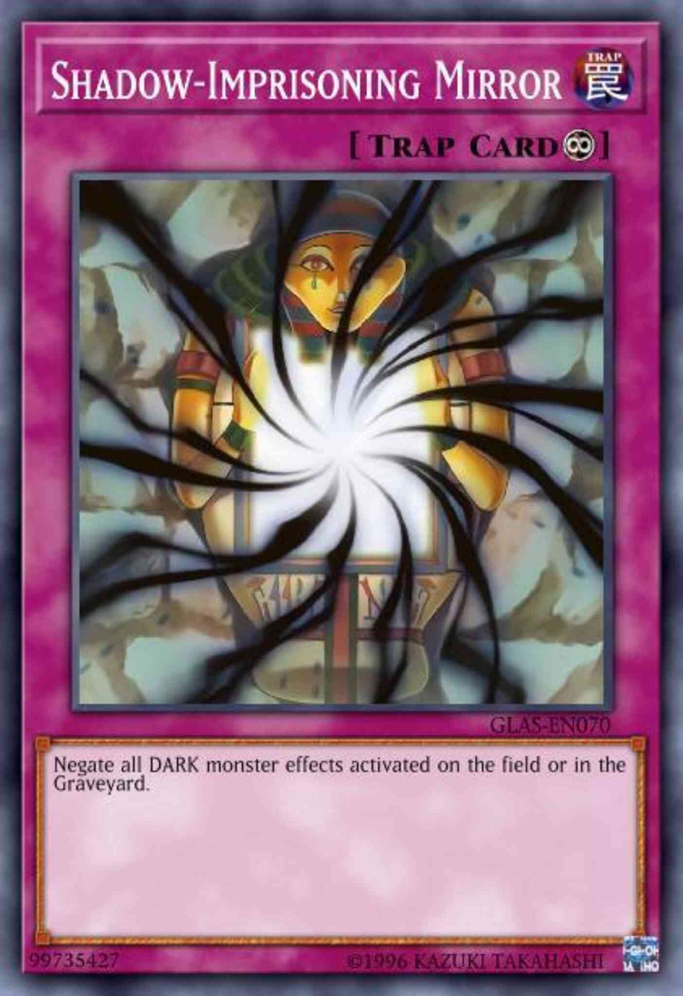 Shadow-Imprisoning Mirror (Green) - DL14-EN020 - Rare - Unlimited