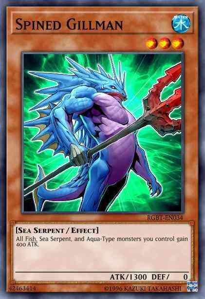 Spined Gillman - BP03-EN059 - Shatterfoil Rare - 1st Edition