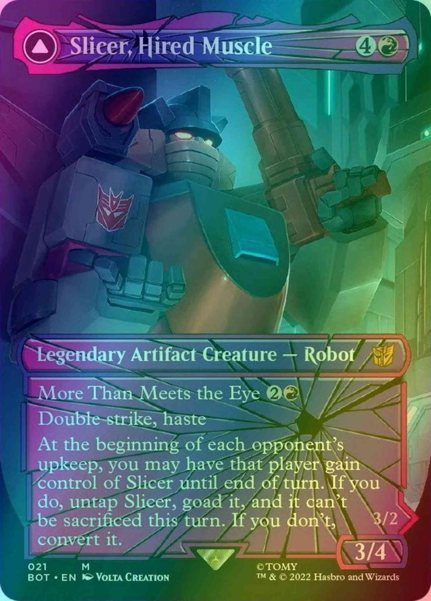 slicer mtg card Magic The Gathering - The Brothers War - Transformers convert it MTG: TransMoremers, Part 1