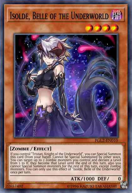Isolde, Belle of the Underworld - PGL2-EN010 - Gold Secret Rare - Unlimited