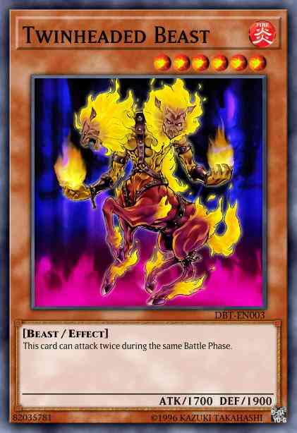 Twinheaded Beast - DBT-EN003 - Super Rare - Limited