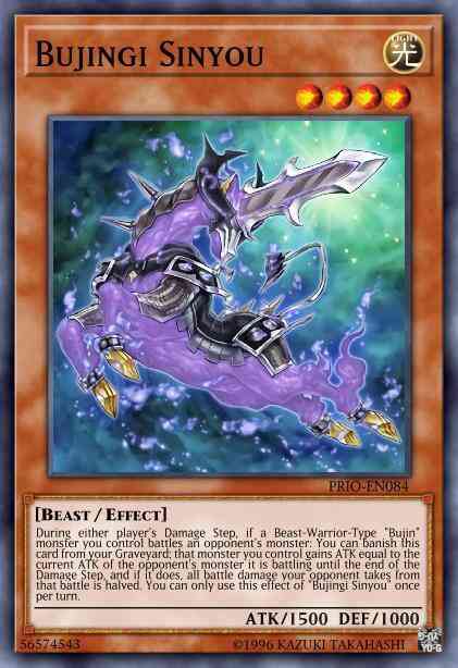 Bujingi Sinyou - PRIO-EN084 - Ultra Rare - 1st Edition