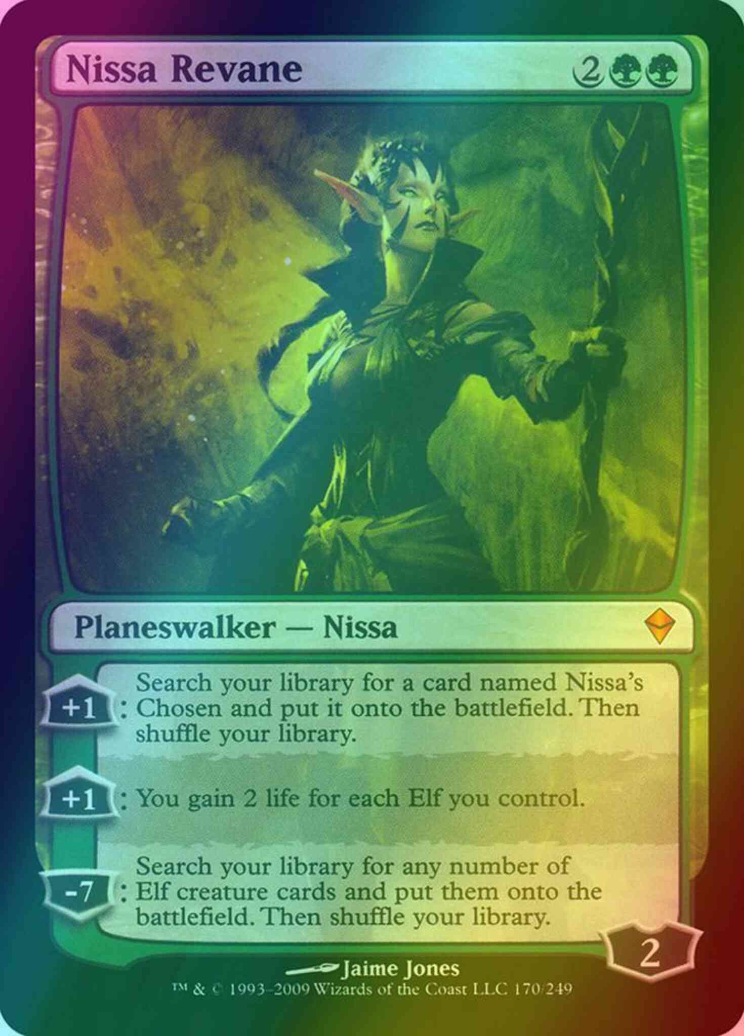 Nissa Revane [170] [Zendikar] [Foil] – Face to Face Games