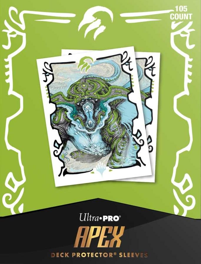 Ultra Pro MTG Apex Deck Protector Sleeves - Standard Size - 105ct - Tarkir: Dragonstorm - Ureni, the Song Unending Face to Face Games Ultra Pro MTG Apex Deck Protector Sleeves - Standard Size - 105ct - Tarkir: Dragonstorm - Ureni, the Song Unending Face to Face Games