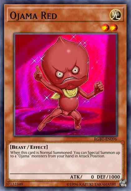 Ojama Red - RGBT-EN096 - Rare - 1st Edition