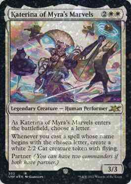 Katerina of Myra's Marvels [302] [Unfinity] [Galaxy Foil] – Face