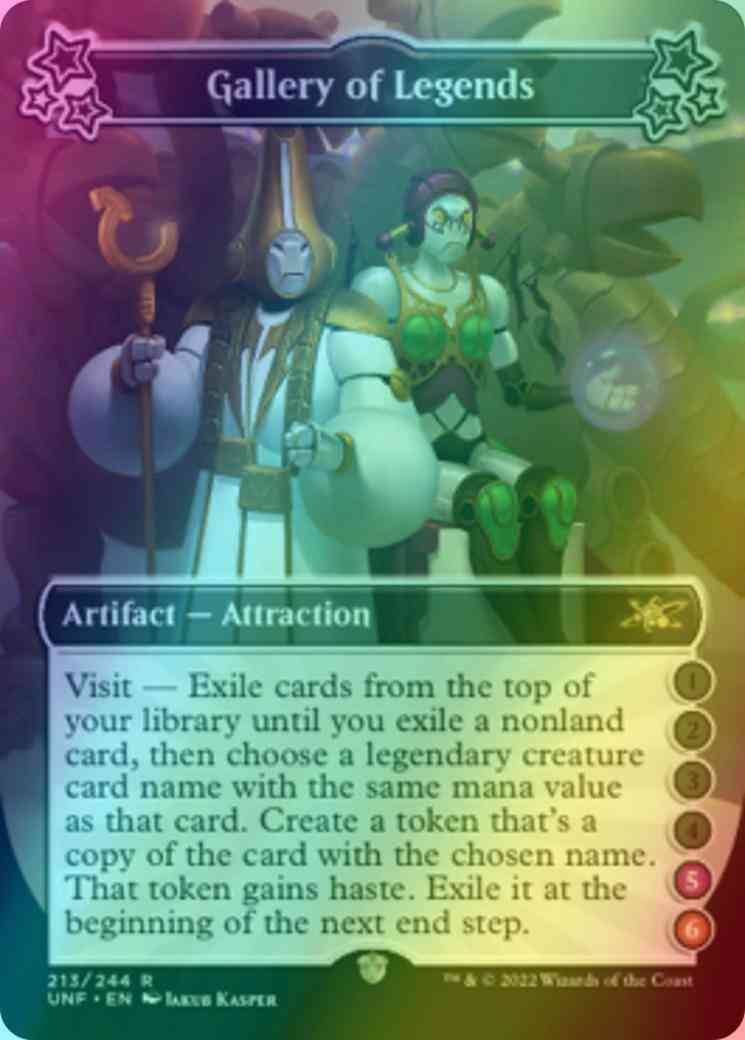 Gallery of Legends (5/6) [213b] [Borderless] [Unfinity] [Foil] – Face to  Face Games