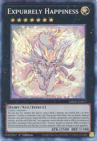 Expurrely Happiness - AMDE-EN017 - Collector's Rare - 1st Edition