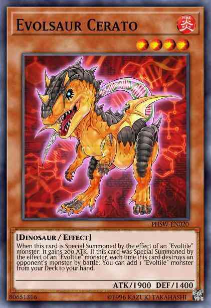 Evolsaur Cerato - PHSW-EN020 - Ultimate Rare - 1st Edition
