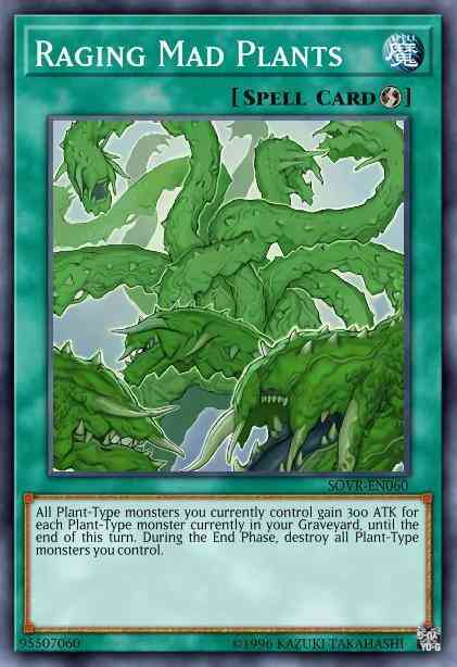 Raging Mad Plants - SOVR-EN060 - Rare - 1st Edition