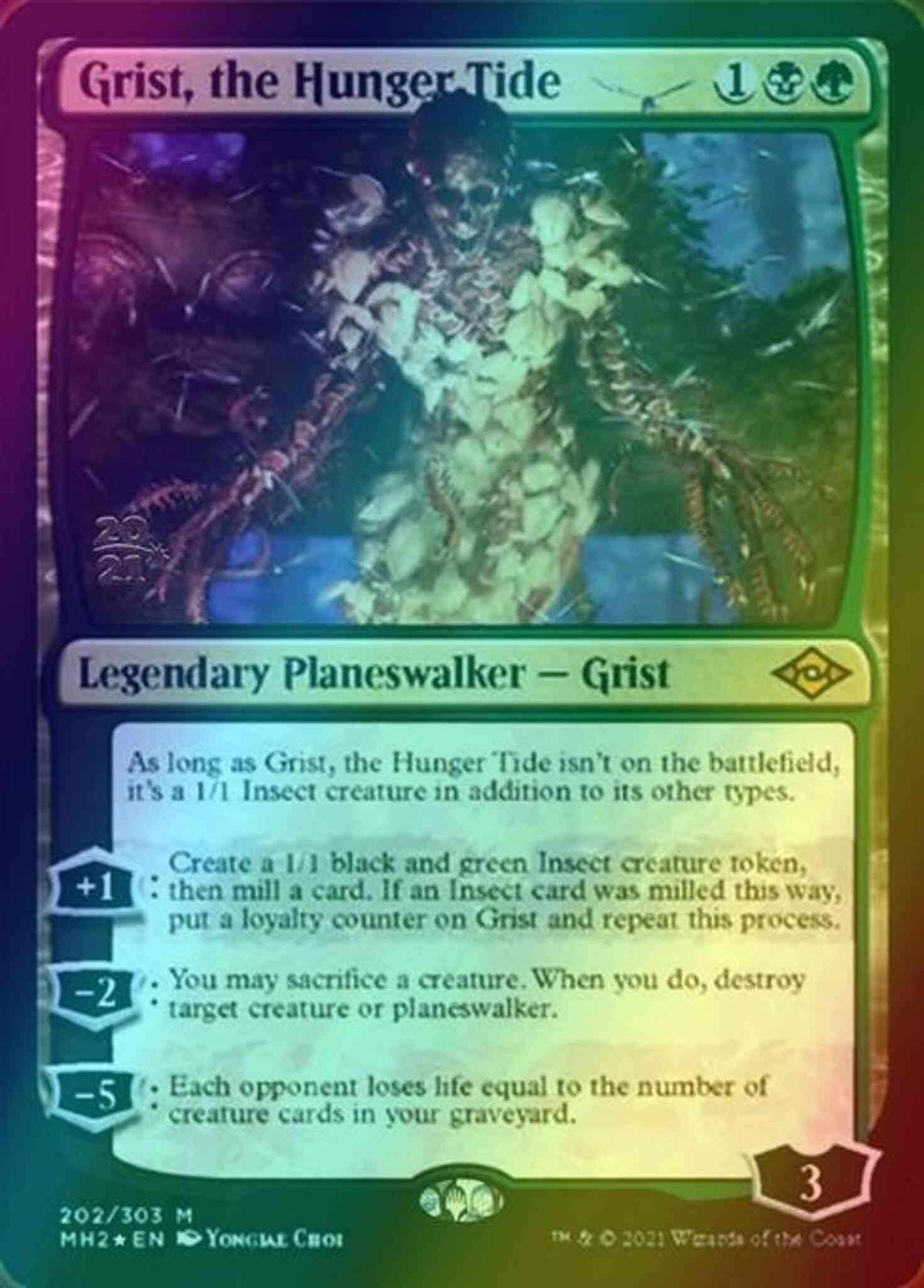 Grist, the Hunger Tide [Prerelease] [202S] [Modern Horizons 2 Promos]  [Foil] – Face to Face Games