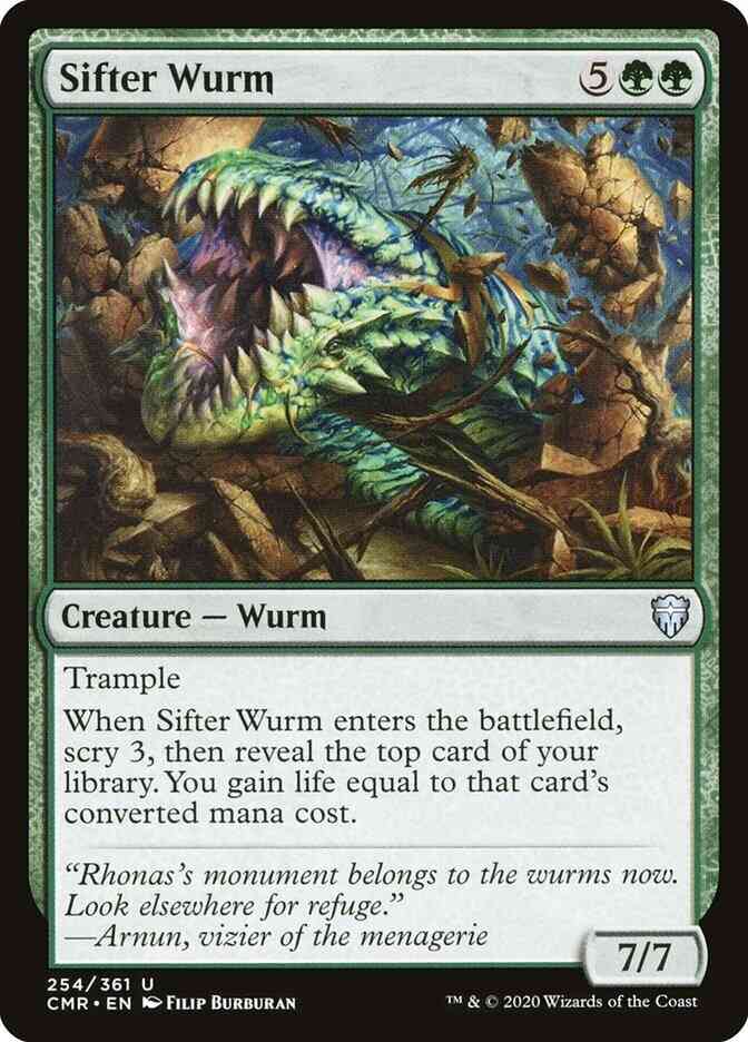 Sifter Wurm [254] [Commander Legends] [Non-Foil] – Face to Face Games