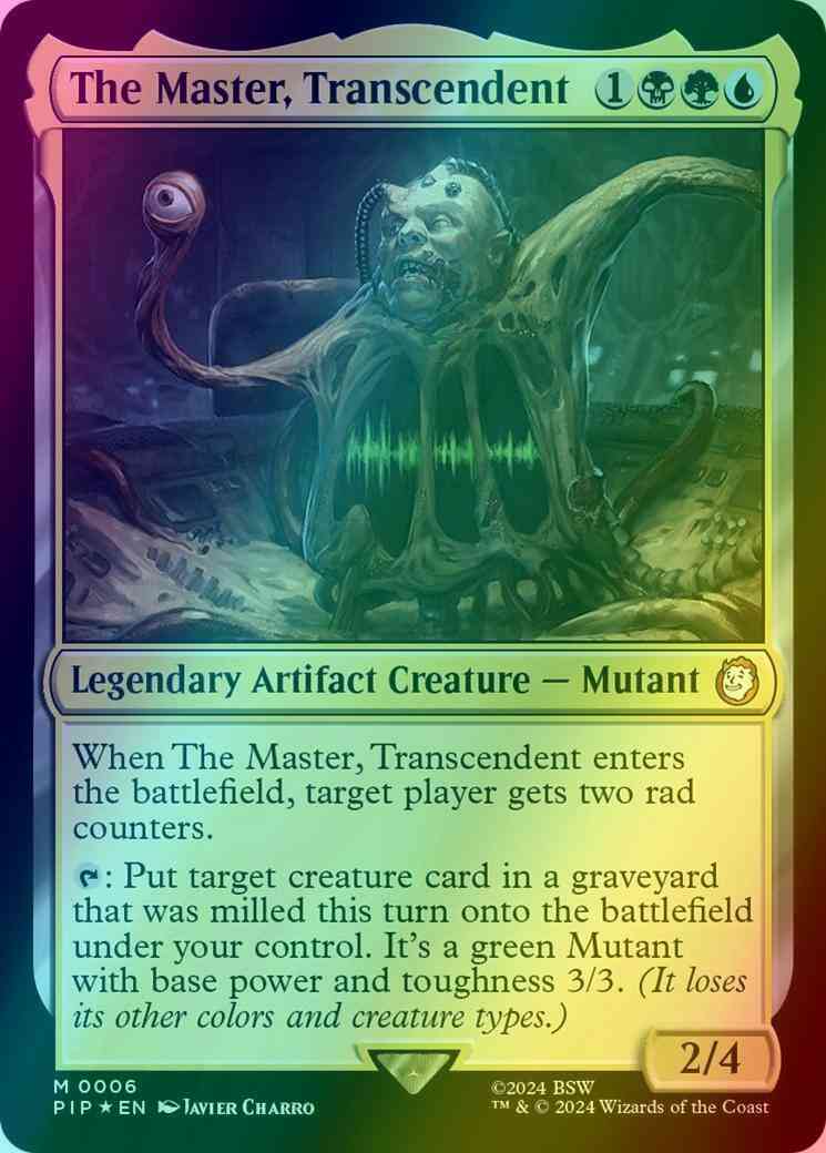the master mtg card Master, Transcendent [6] [Fallout] [Foil] – Face to Face Games Magic Booster Box If you do MtG: Commander Masters 2023 Style:Ruinous Powers