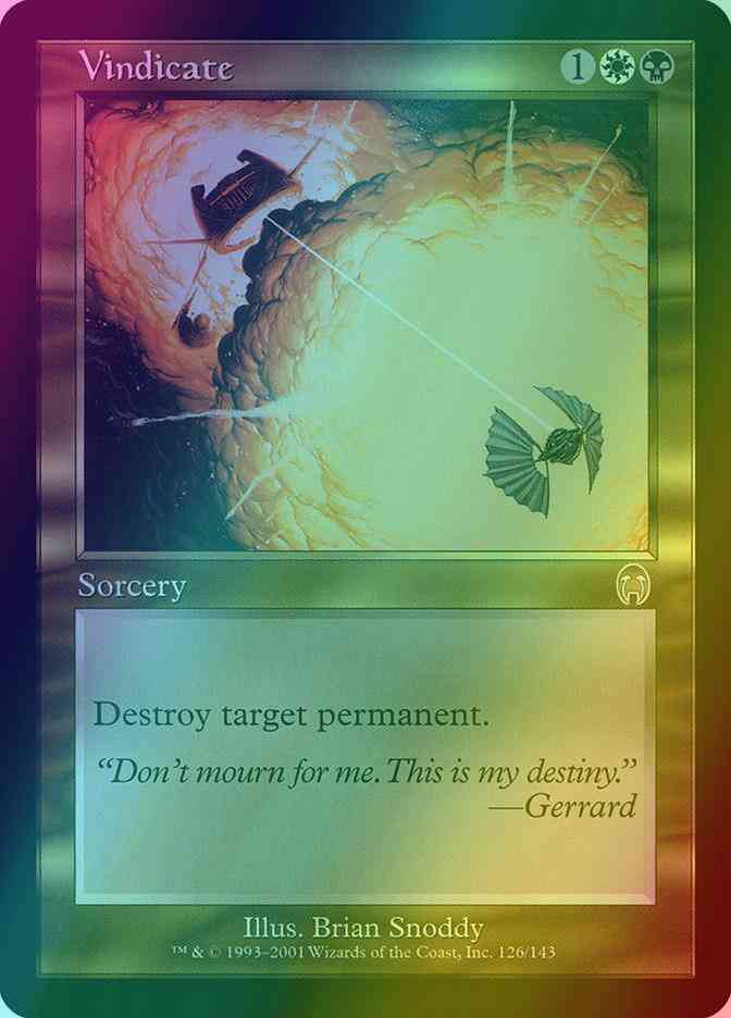 Vindicate [126] [Apocalypse] [Foil] – Face to Face Games