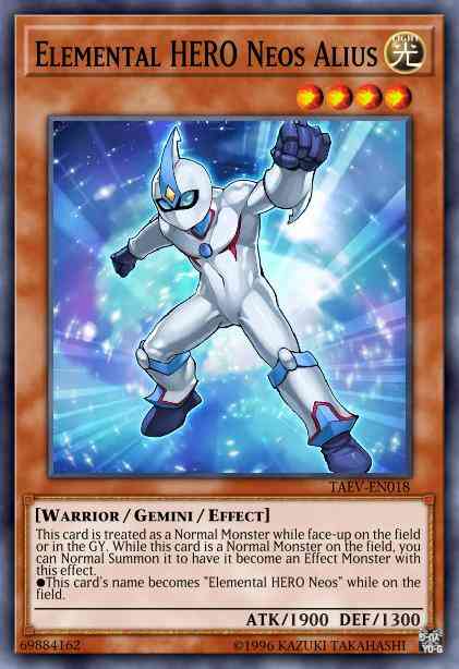 Elemental HERO Neos Alius - LCGX-EN028 - Secret Rare - Unlimited