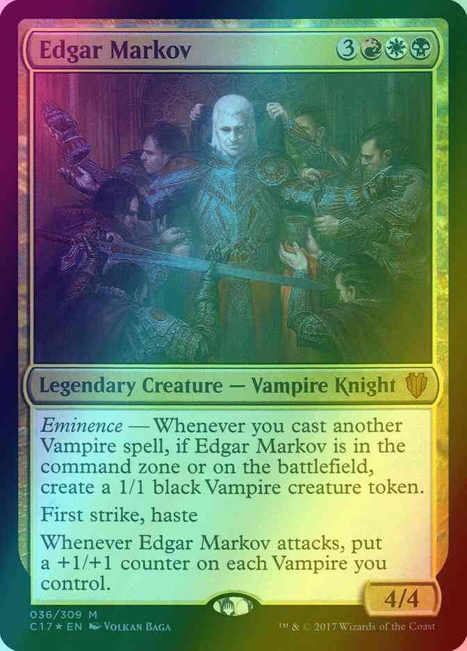 Edgar Markov [36] [Commander 2017] [Foil] – Face to Face Games