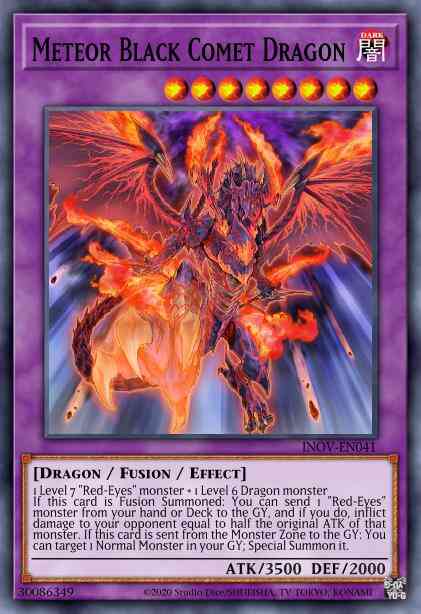 Meteor Black Comet Dragon - INOV-EN041 - Ultra Rare