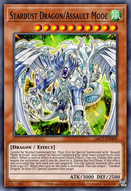 Stardust Dragon/Assault Mode - DPCT-EN003 - Ultra Rare - Limited