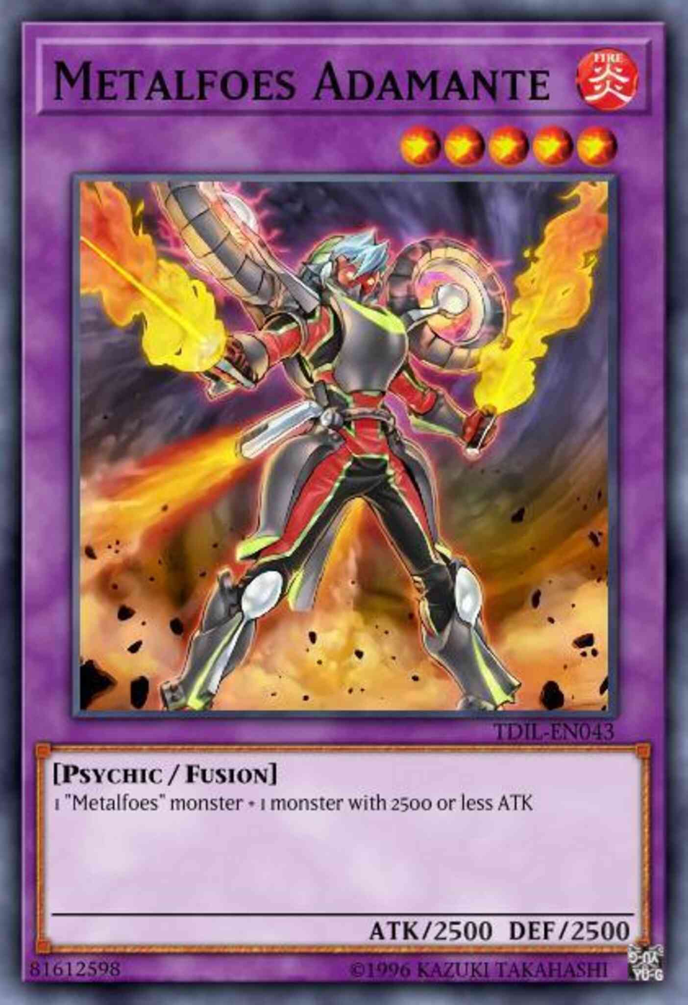 Metalfoes Adamante - TDIL-EN043 - Rare - 1st Edition