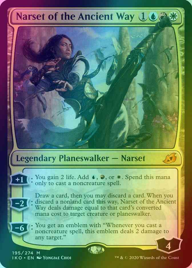 Narset of the Ancient Way [195] [Ikoria: Lair of Behemoths] [Foil] – Face  to Face Games