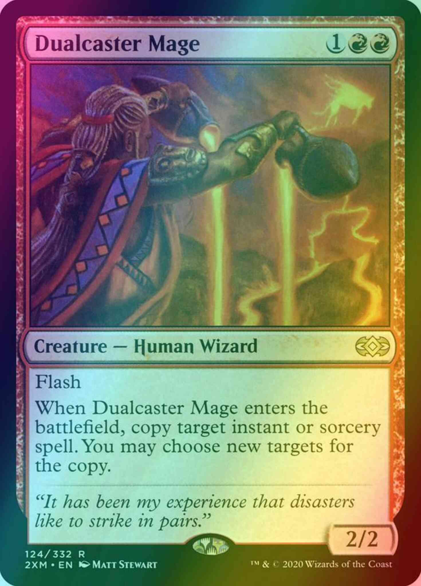 Dualcaster Mage [124] [Double Masters] [Foil] – Face to Face Games