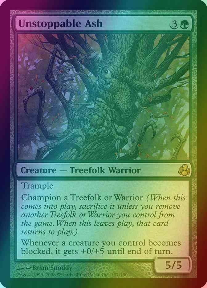 Unstoppable Ash [137] [Morningtide] [Foil] – Face to Face Games