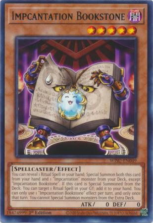 Impcantation Bookstone - WISU-EN049 - Rare - 1st Edition