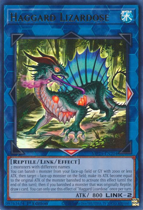 Haggard Lizardose - MP25-EN204 - Ultra Rare - 1st Edition